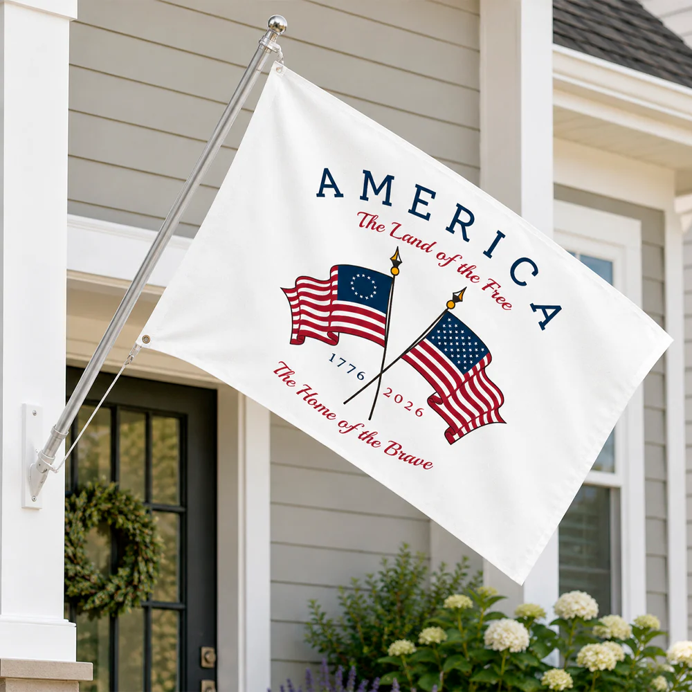 America The Land Of The Free House Flag TH10 170227 - Image 5