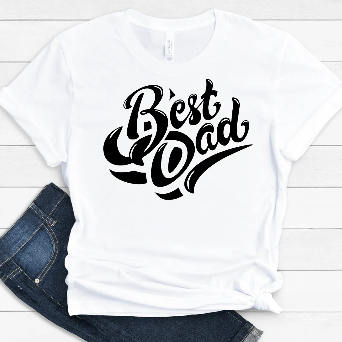 Best Dad For Father's Day Family T-shirt, HN590