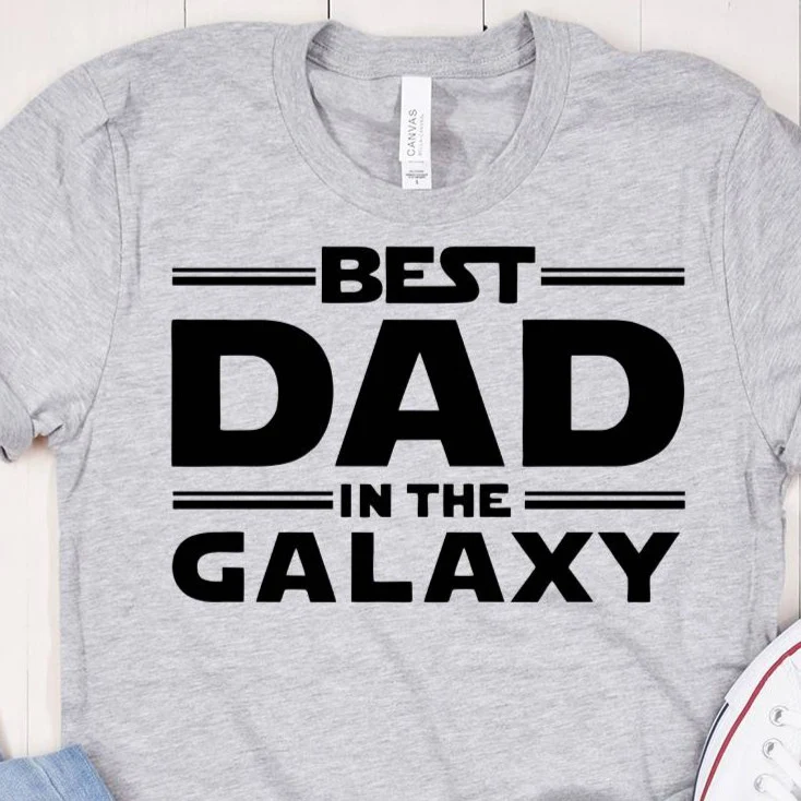 Best Dad In The Galaxy Family T-shirt, HN590