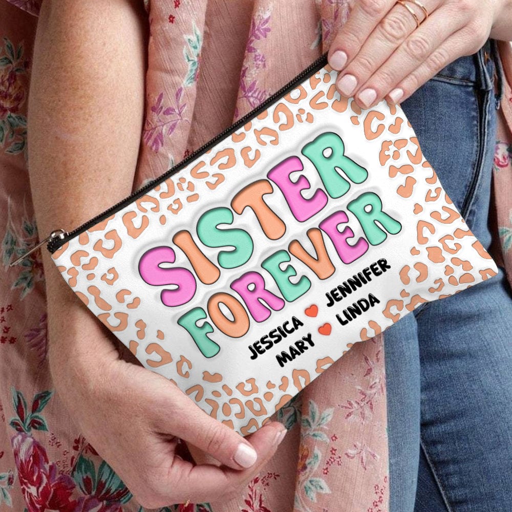 Bestie Forever Cosmetic Bag Personalized Gift T368 890617 - Image 2