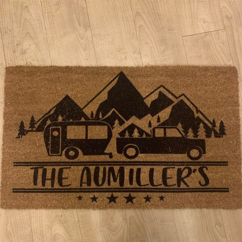 Camping Welcome Coir Mat Personalized Gift K228 890427 - Image 5