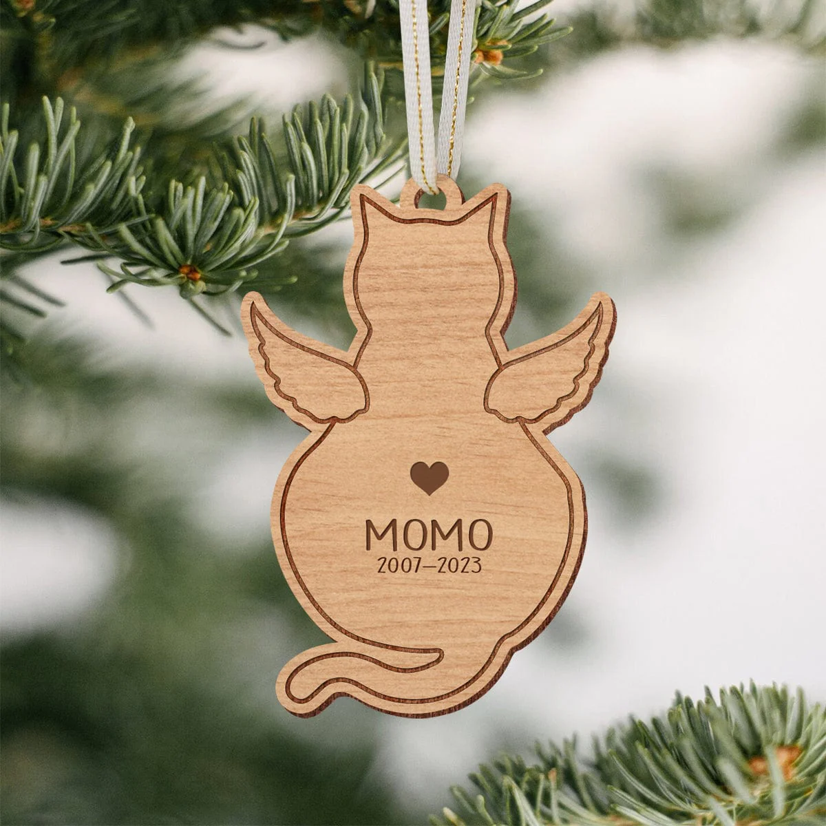 Cat Memories Wood Ornament Personalized Gift N304 889911