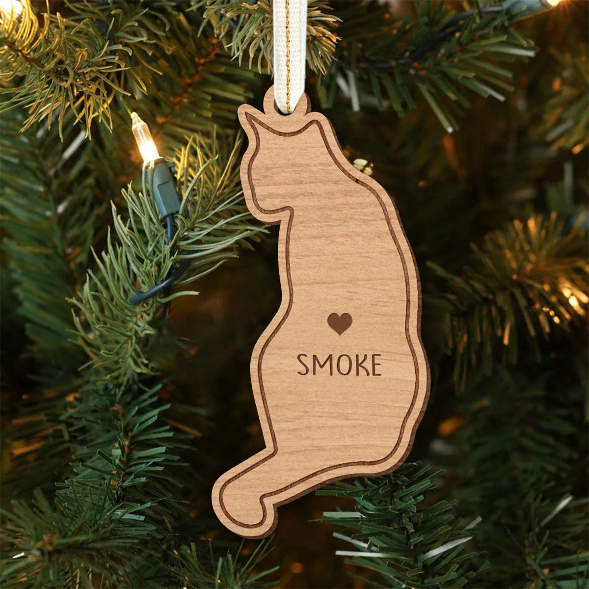 Cat Memories Wood Ornament Personalized Gift N304 889911 - Image 3