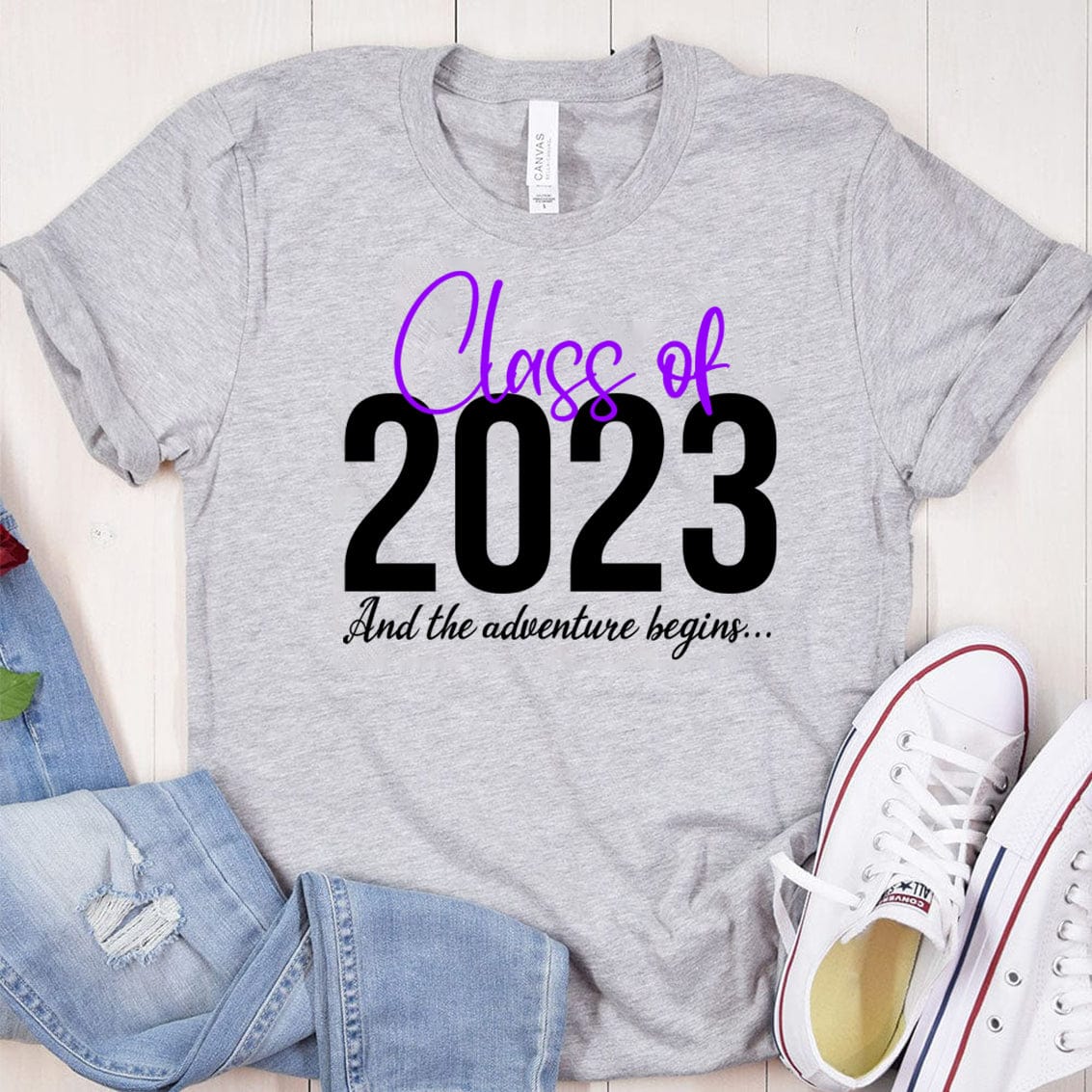Class of 2023 And The Advanture Beginning Shirt Graduation Gift HN590