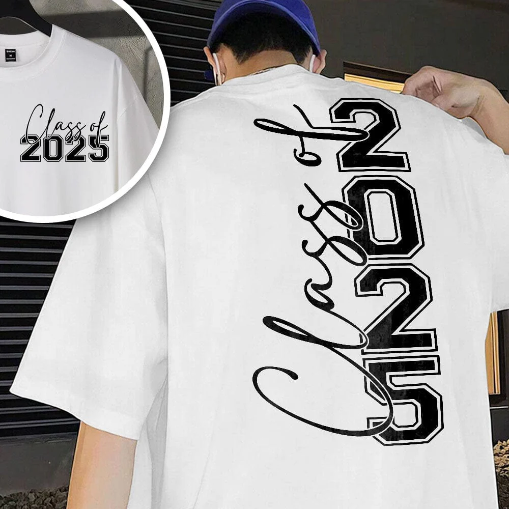 Class Of 2025 Graduation Back Front Shirt TH10 892313 - Image 3