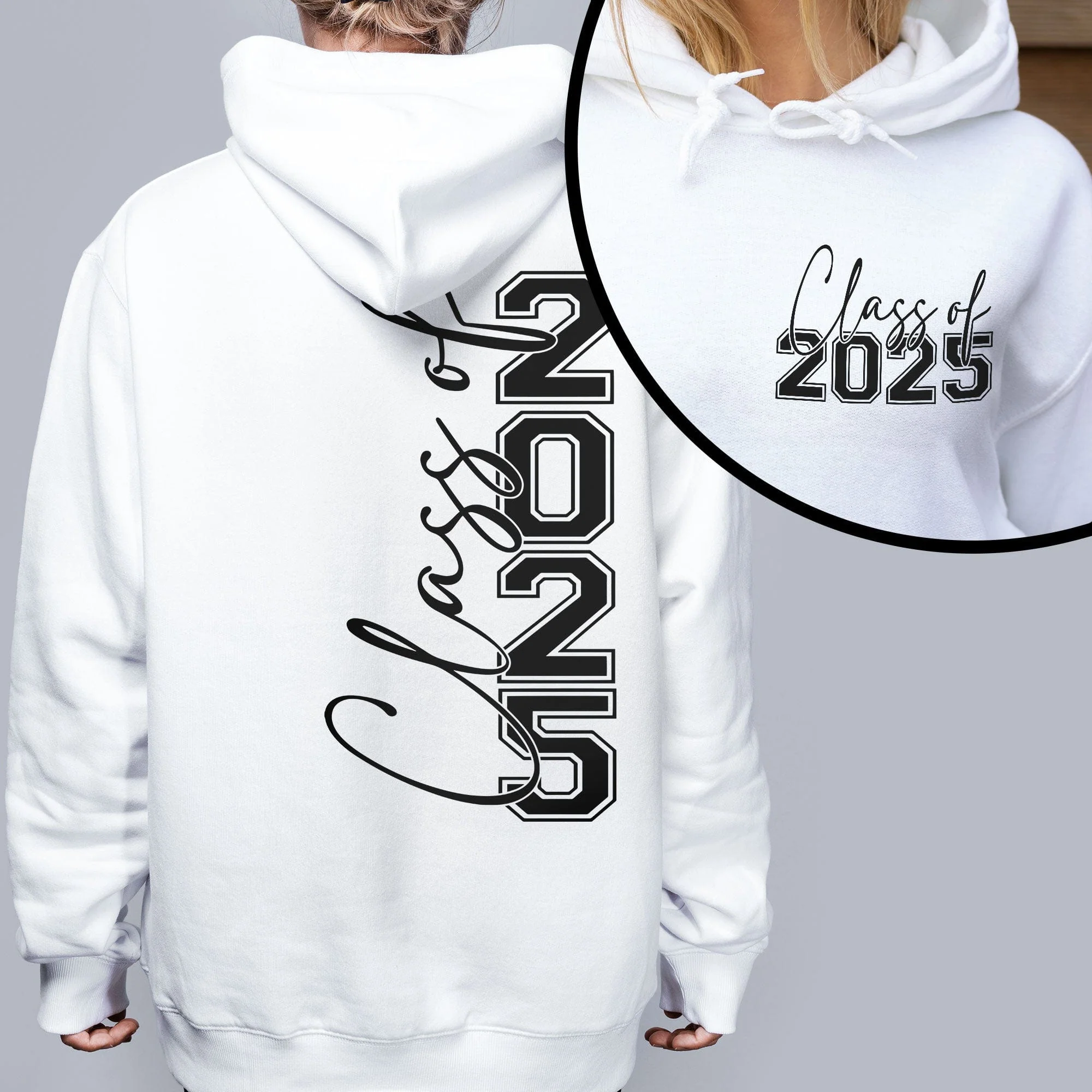 Class Of 2025 Graduation Back Front Shirt TH10 892313 - Image 5