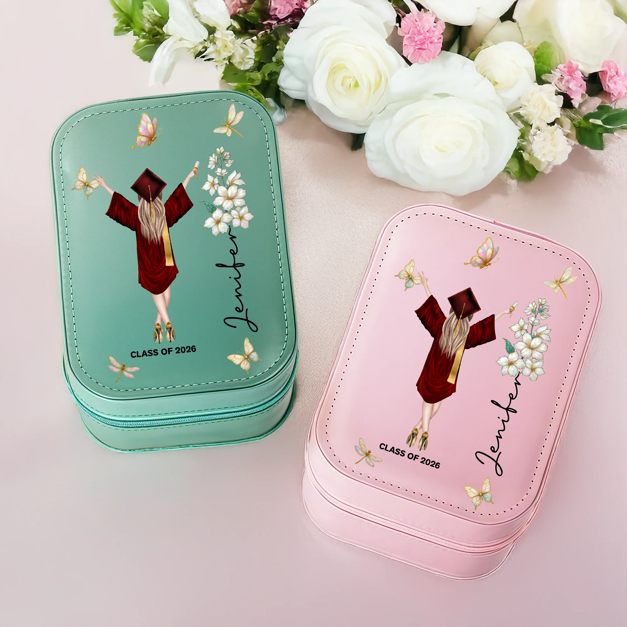 Congrats To Your Graduation Makeup Box With LED Graduation Gift TH10 896603 - Image 3