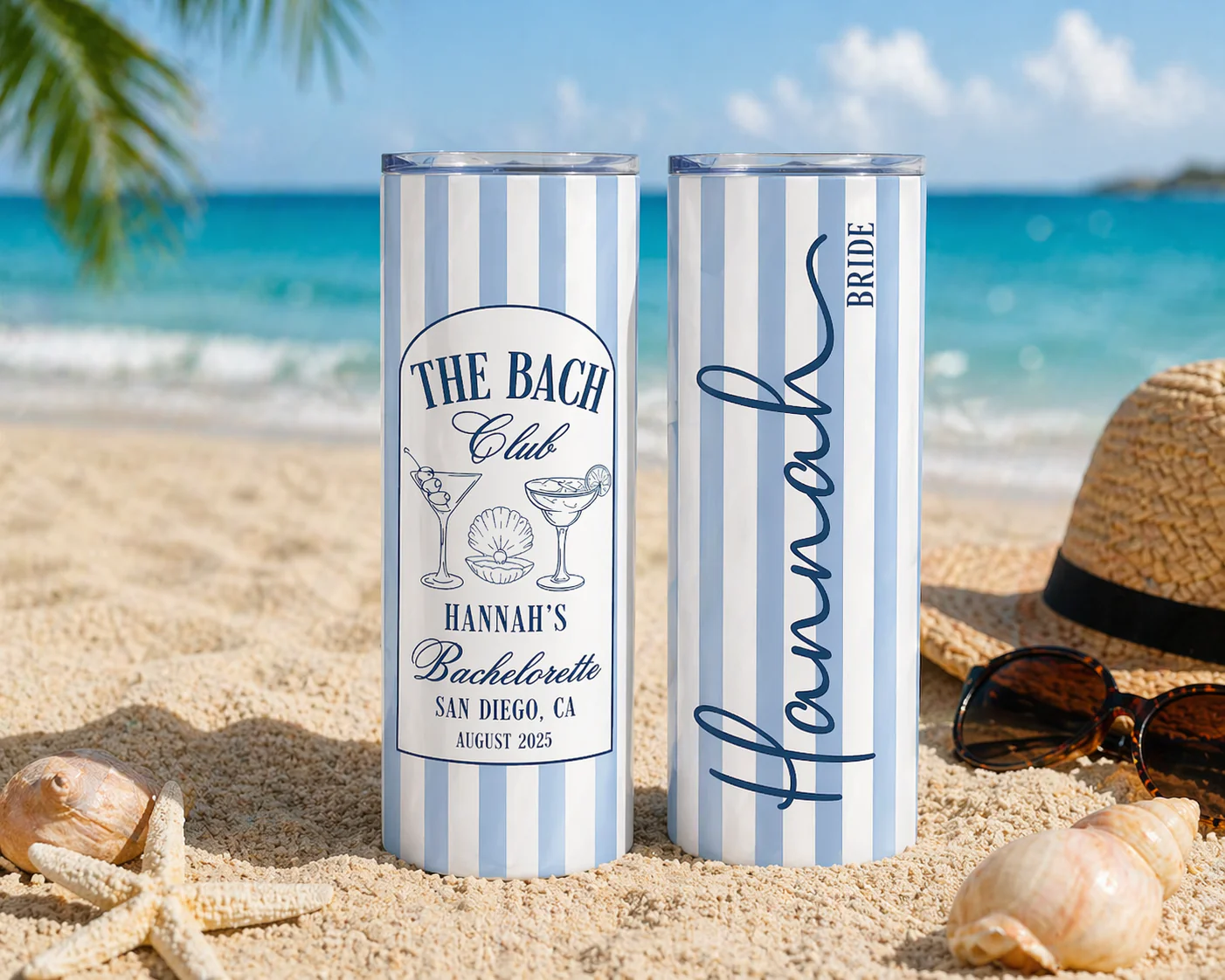 Custom Bridesmaid Tumbler Bachelorette Party The Bach Club Bridesmaid Skinny Tumbler TH10 169685 - Image 5