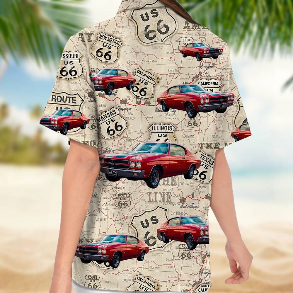 Custom Car Photo Women Hawaii Shirt DA199 890419 - Image 4
