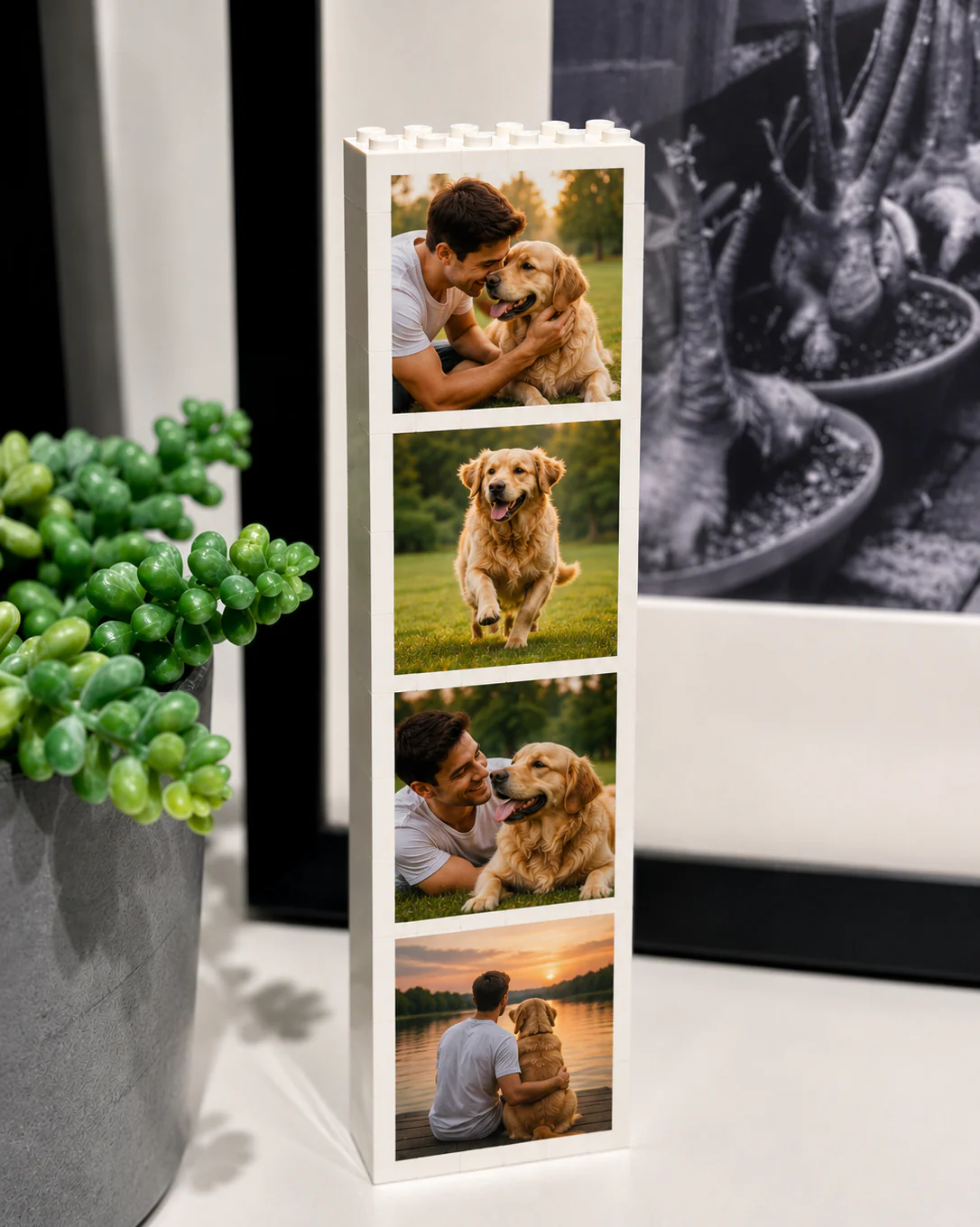 Custom Dog Photo Booth Lego For Dog Lover, Brick Photo Block Puzzle TH10 169993 - Image 2