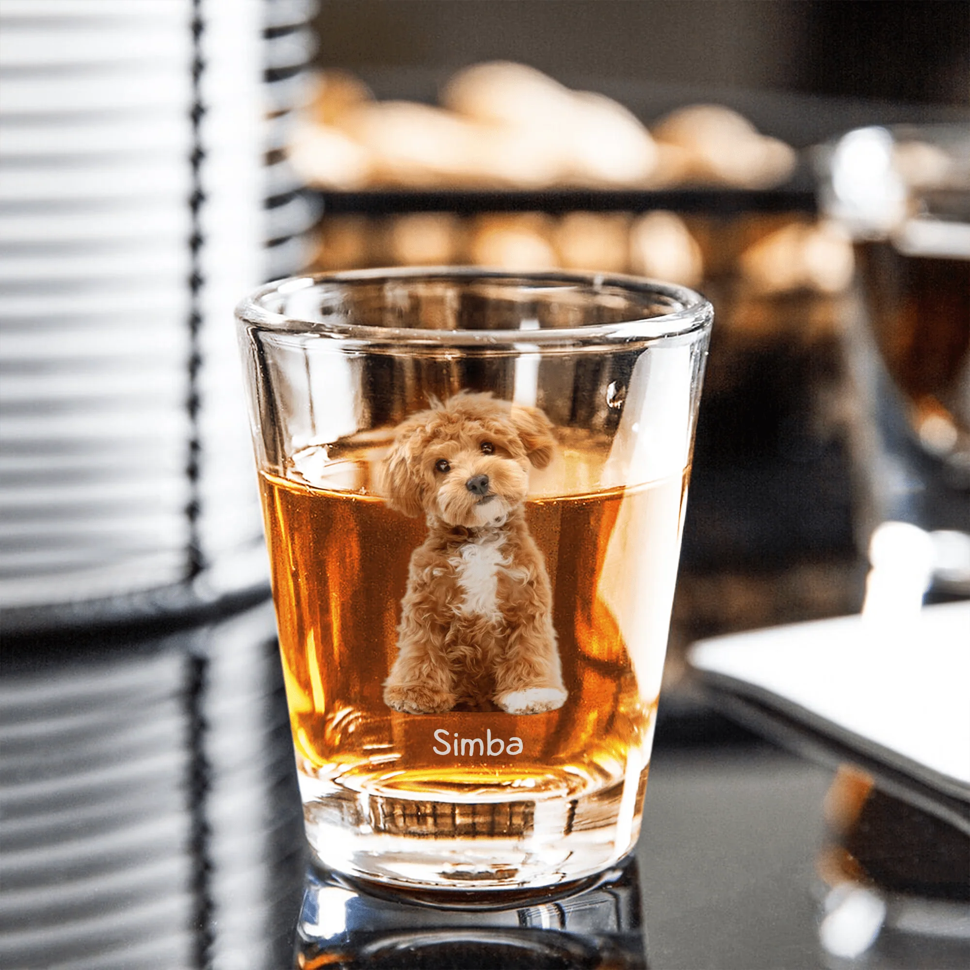 Custom Dog Photo For Dog Lover Print Shot Glass TH10 892195 - Image 2