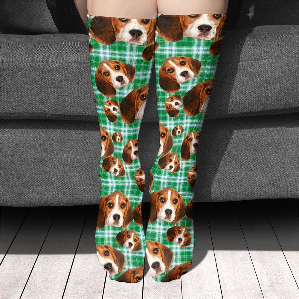 Custom Dog Photo For Men And Woman Sock N304 890205 - Image 2