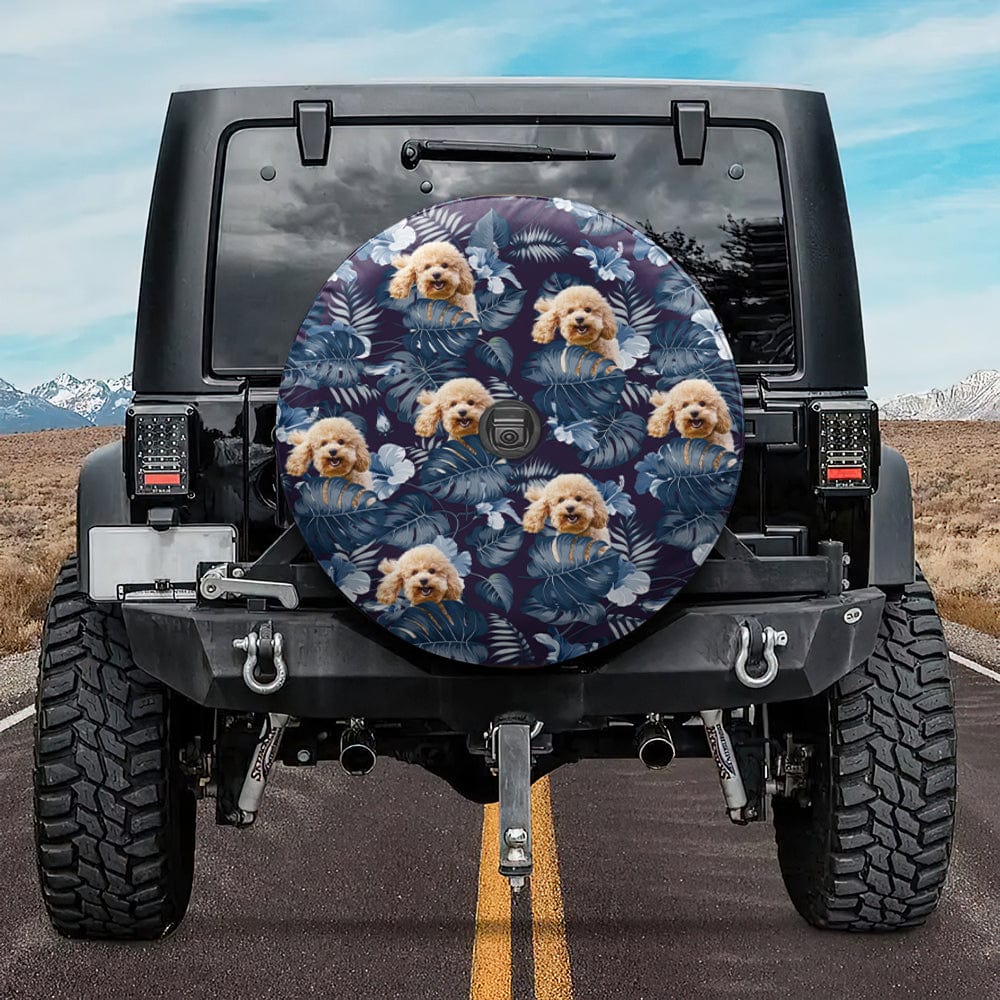 Custom Dog Photo Hawaii Style Tire Cover T368 890009