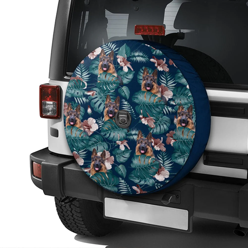 Custom Dog Photo Hawaii Style Tire Cover T368 890009 - Image 3