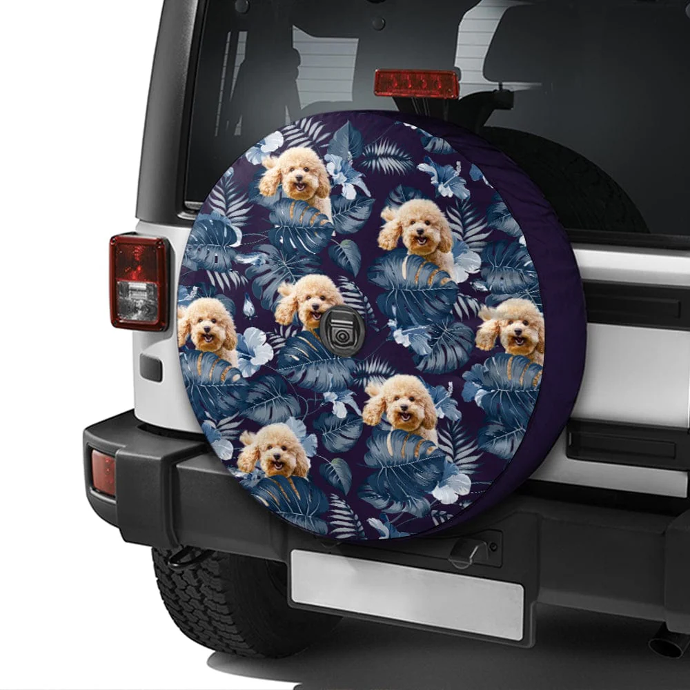 Custom Dog Photo Hawaii Style Tire Cover T368 890009 - Image 4