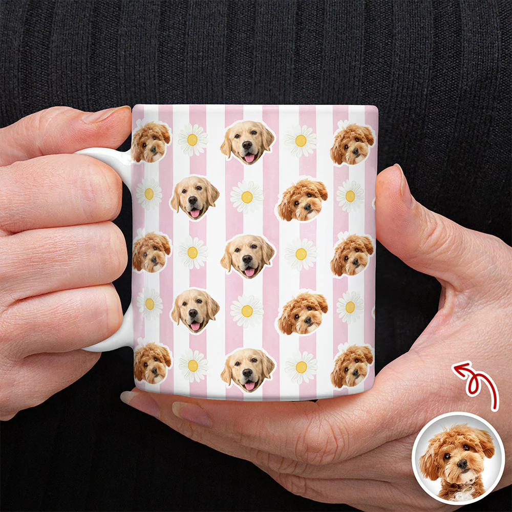 Custom Dog Photo Mug Gifts For Dog Mom, Dog Grandma TH10 169549 - Image 3