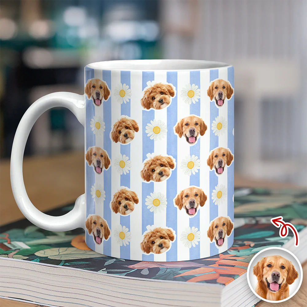 Custom Dog Photo Mug Gifts For Dog Mom, Dog Grandma TH10 169549 - Image 5