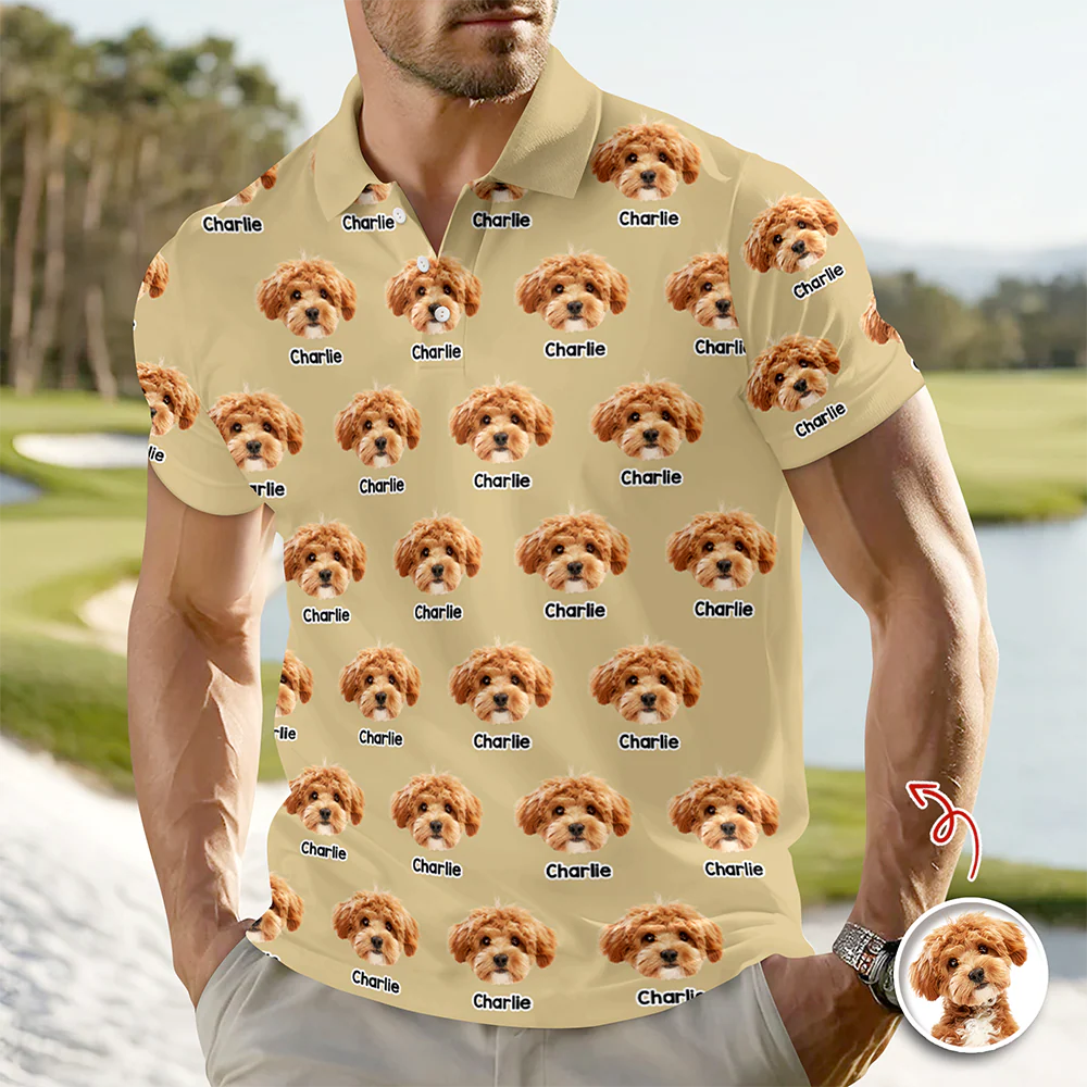 Custom  Dog Photo Polo Shirt For Dog Lover TH10 169561 - Image 2