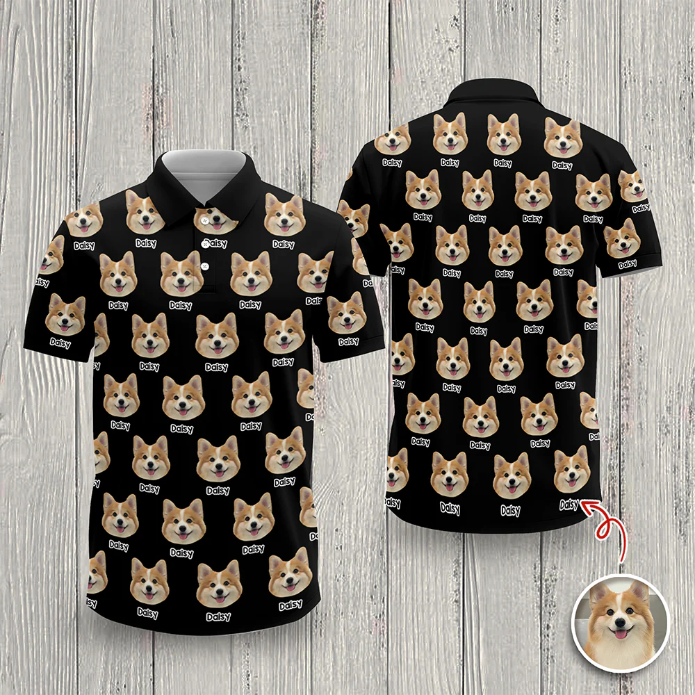 Custom  Dog Photo Polo Shirt For Dog Lover TH10 169561 - Image 4