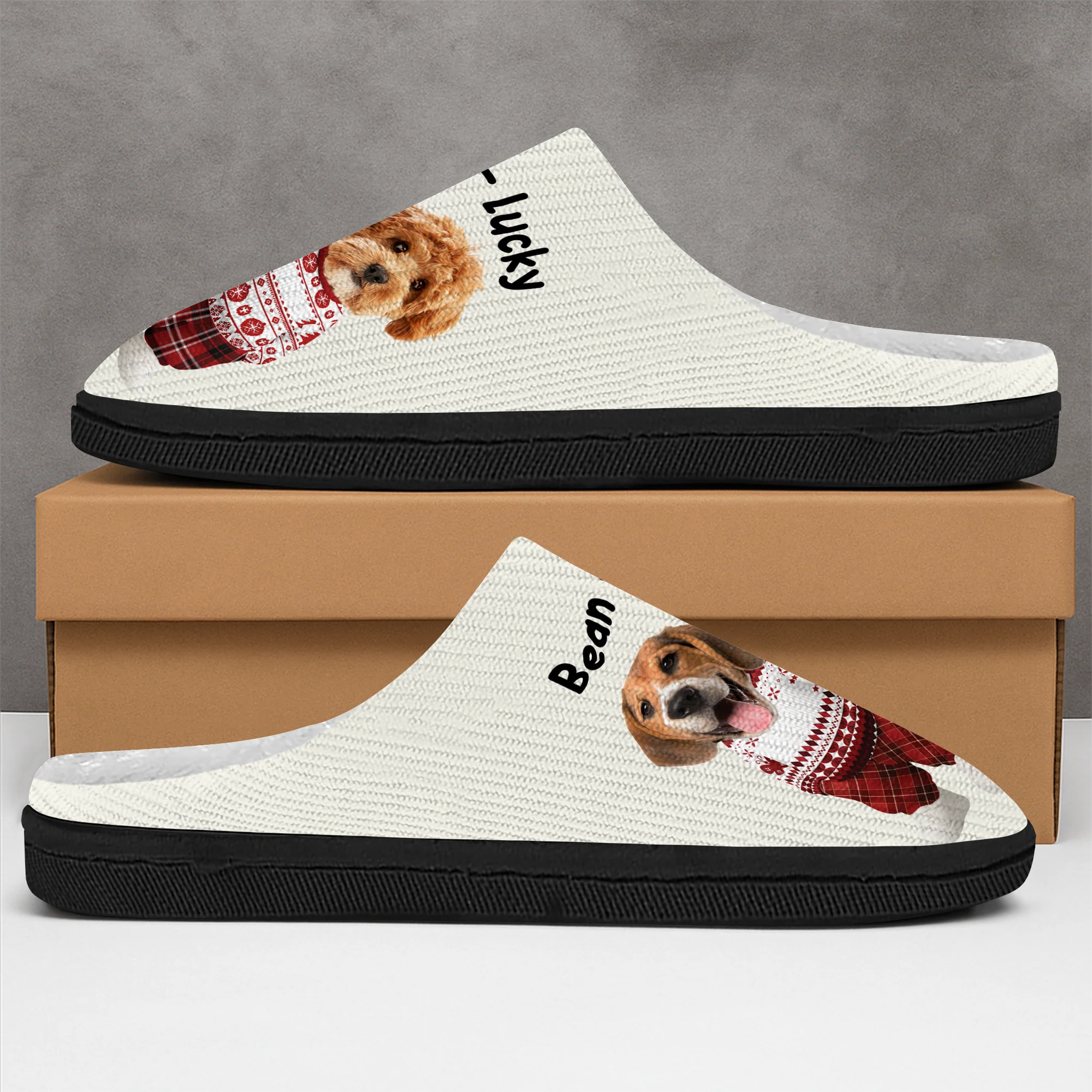 Custom Dog Photo Slippers Christmas Gift For Dog Lovers TH10 896773 - Image 6