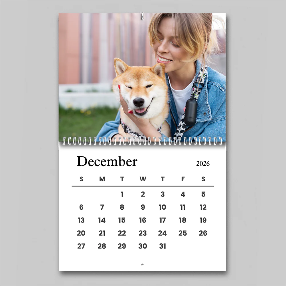 Custom Dog Photo Wall Calendar TH10 896697 - Image 3