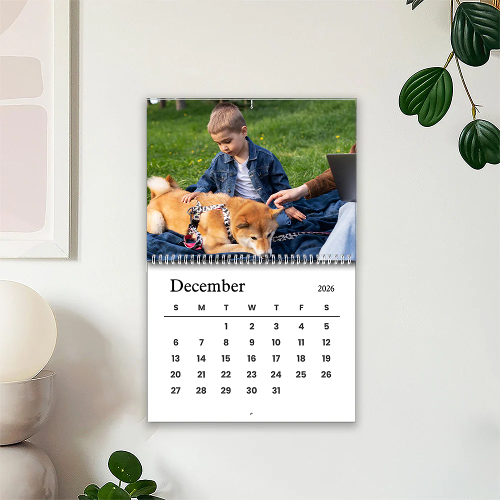 Custom Dog Photo Wall Calendar TH10 896697 - Image 4