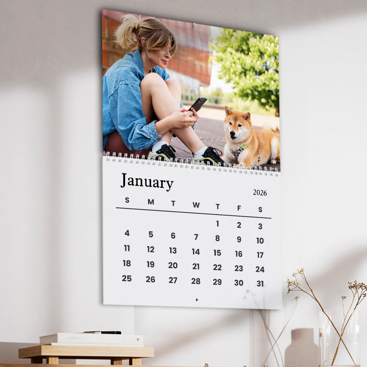 Custom Dog Photo Wall Calendar TH10 896697 - Image 5