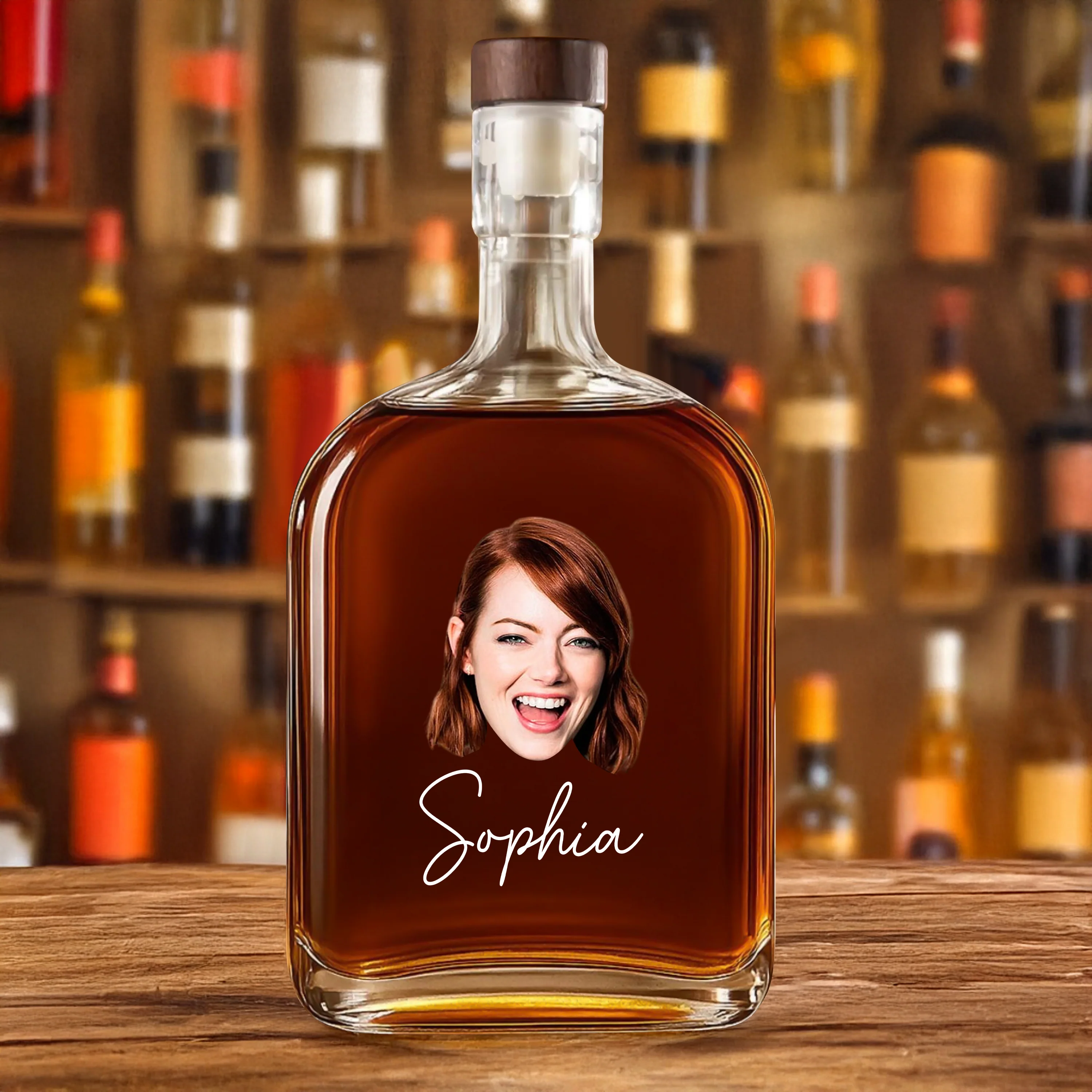 Custom Face Photo And Name On Whiskey Bottle TH10 894011 - Image 8