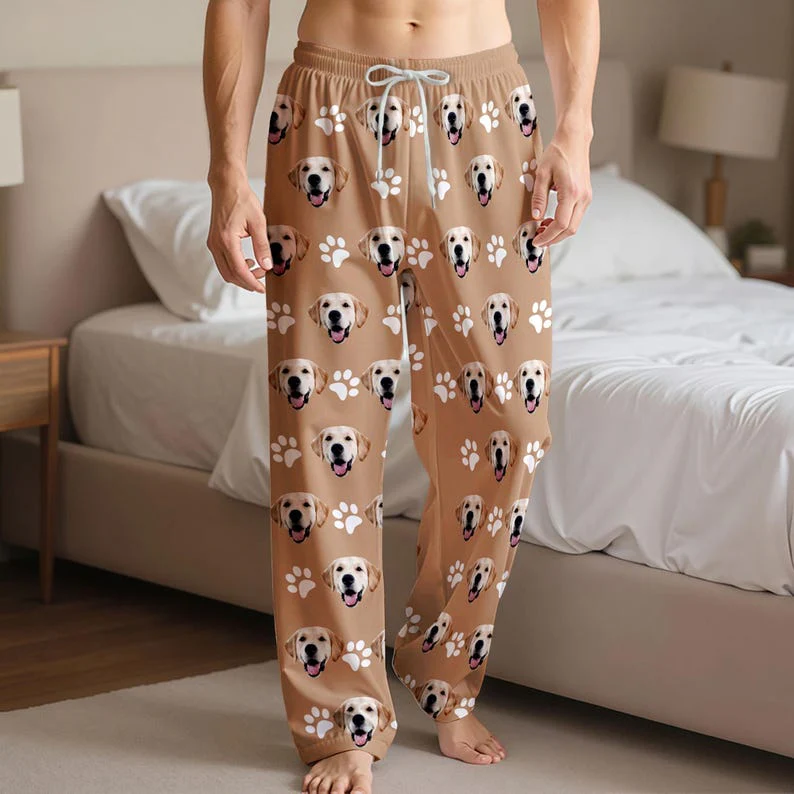 Custom Face Photo With Heart Icon Pajamas Pants TH10 898817 - Image 7