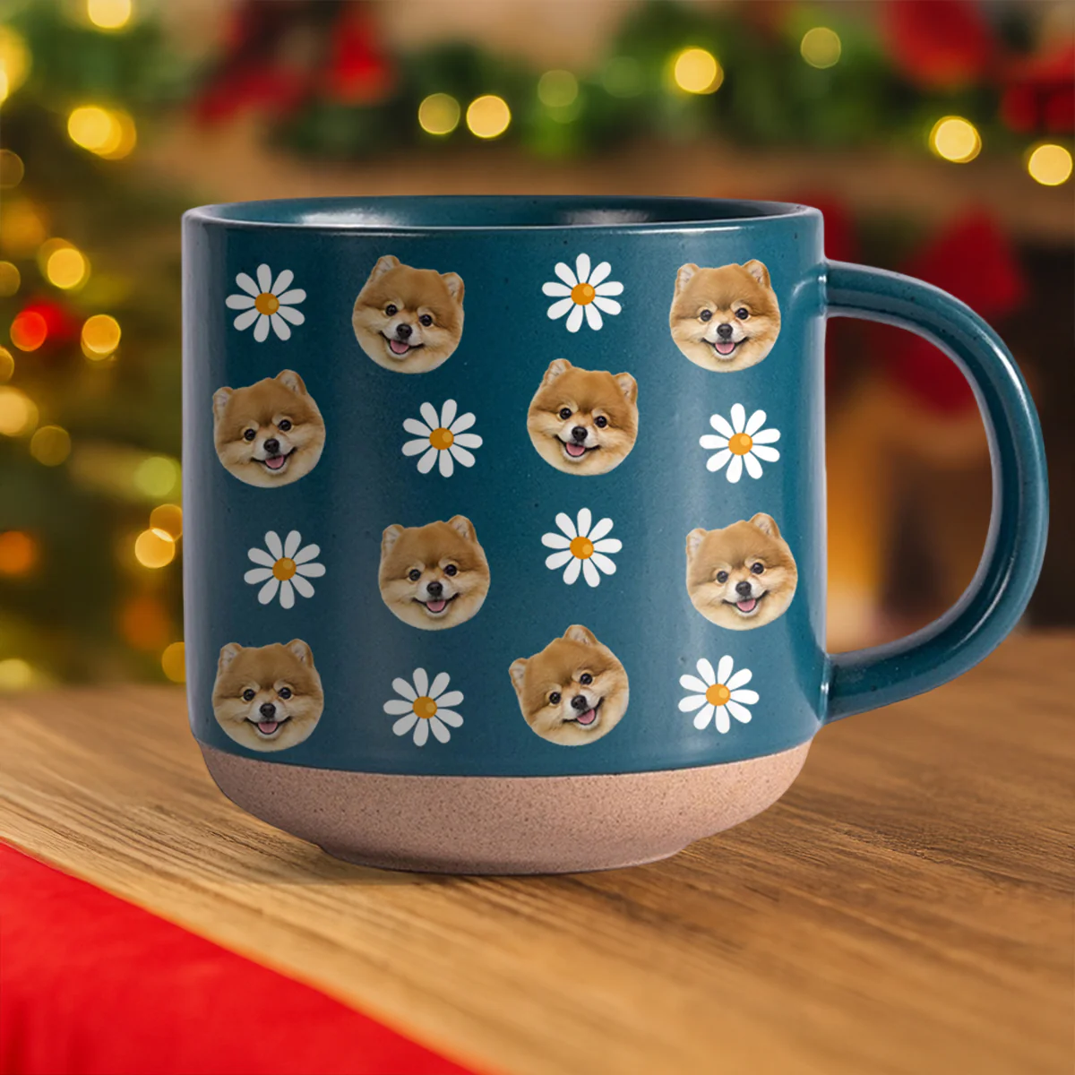 Custom Face Photo With Icon Dog Pottery Mug TH10 894259 - Image 6
