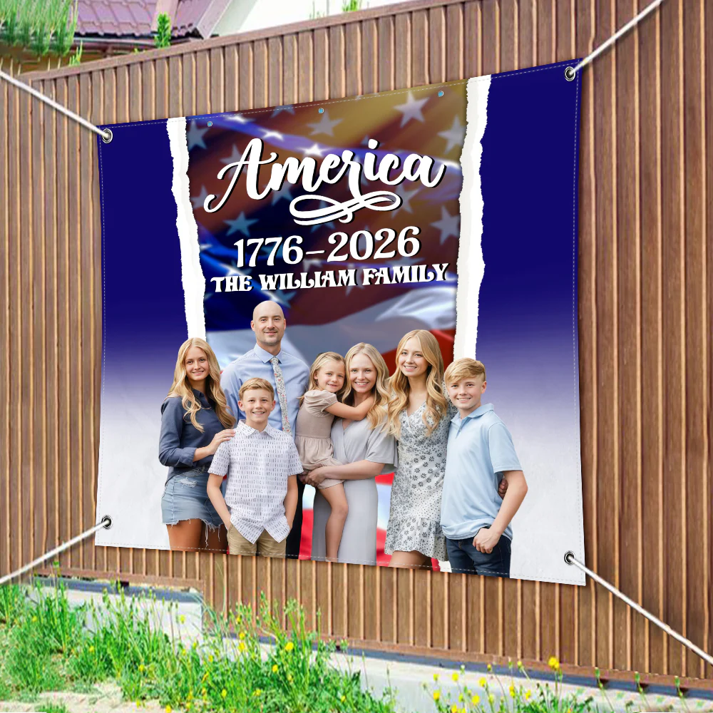 Custom Family Name America 1776 - 2026 Backdrop TH10 896571 - Image 5