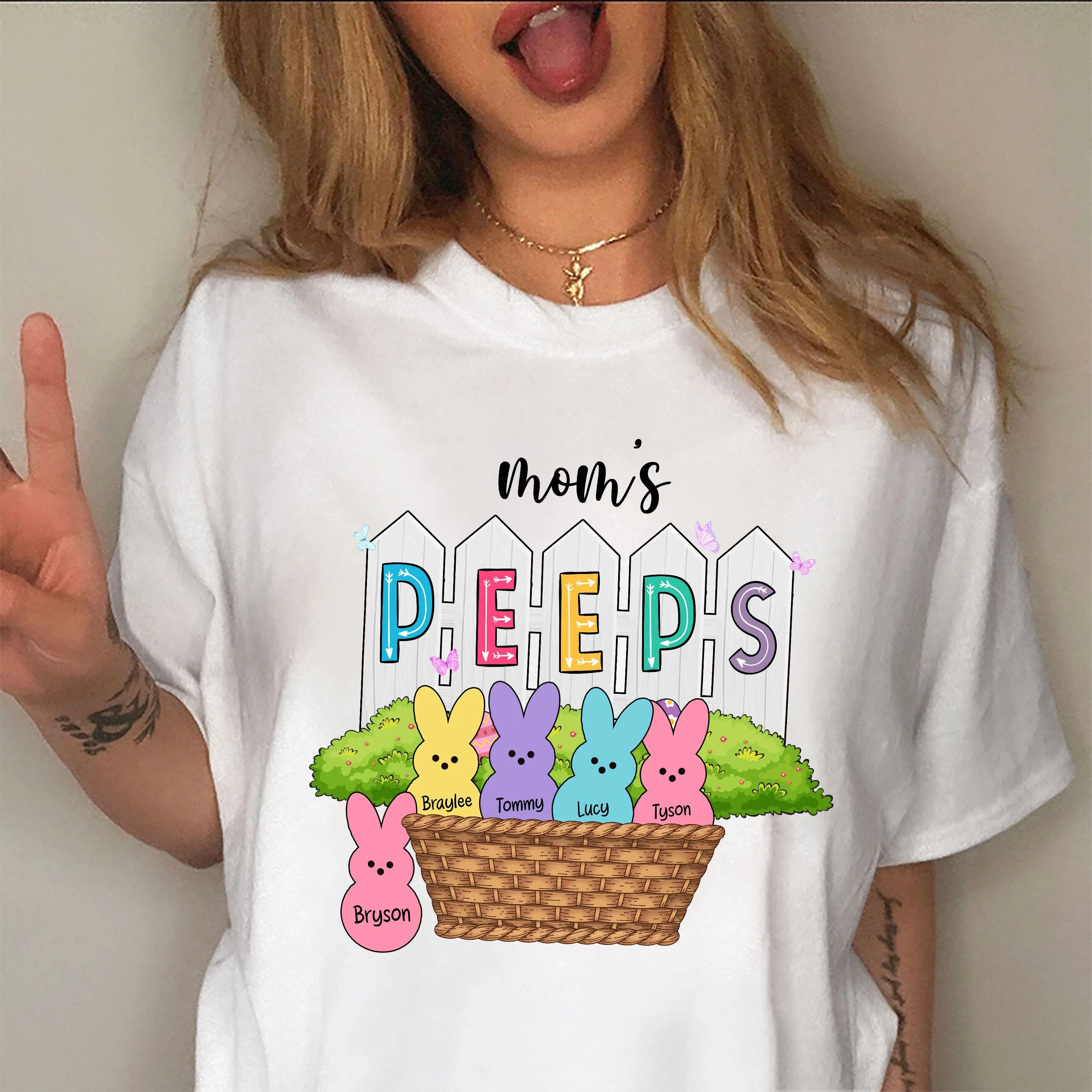 Custom Family Peeps Easter Shirt TH10 892361 - Image 9