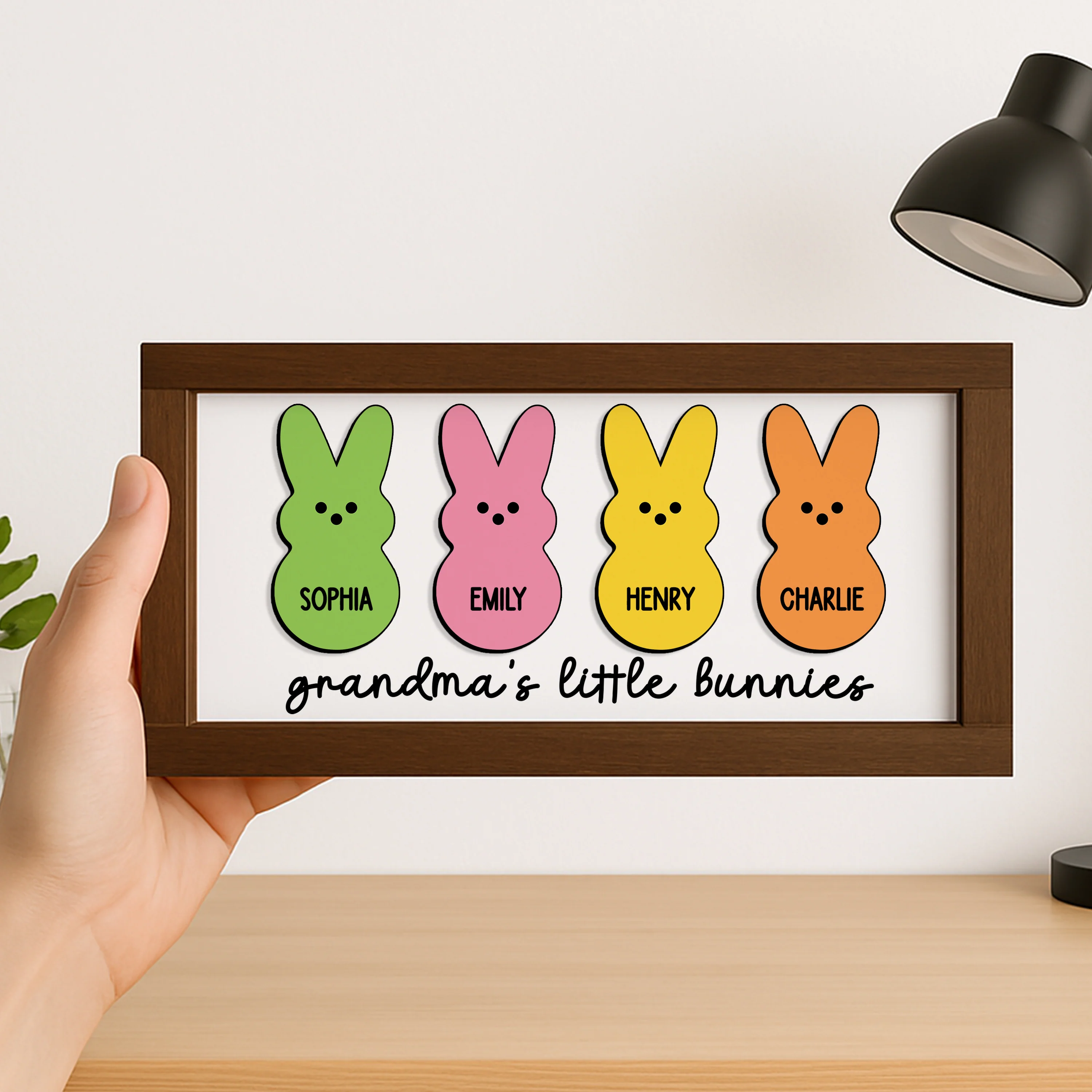 Custom Grandma's Little Bunnies Frame TH10 898999 - Image 4