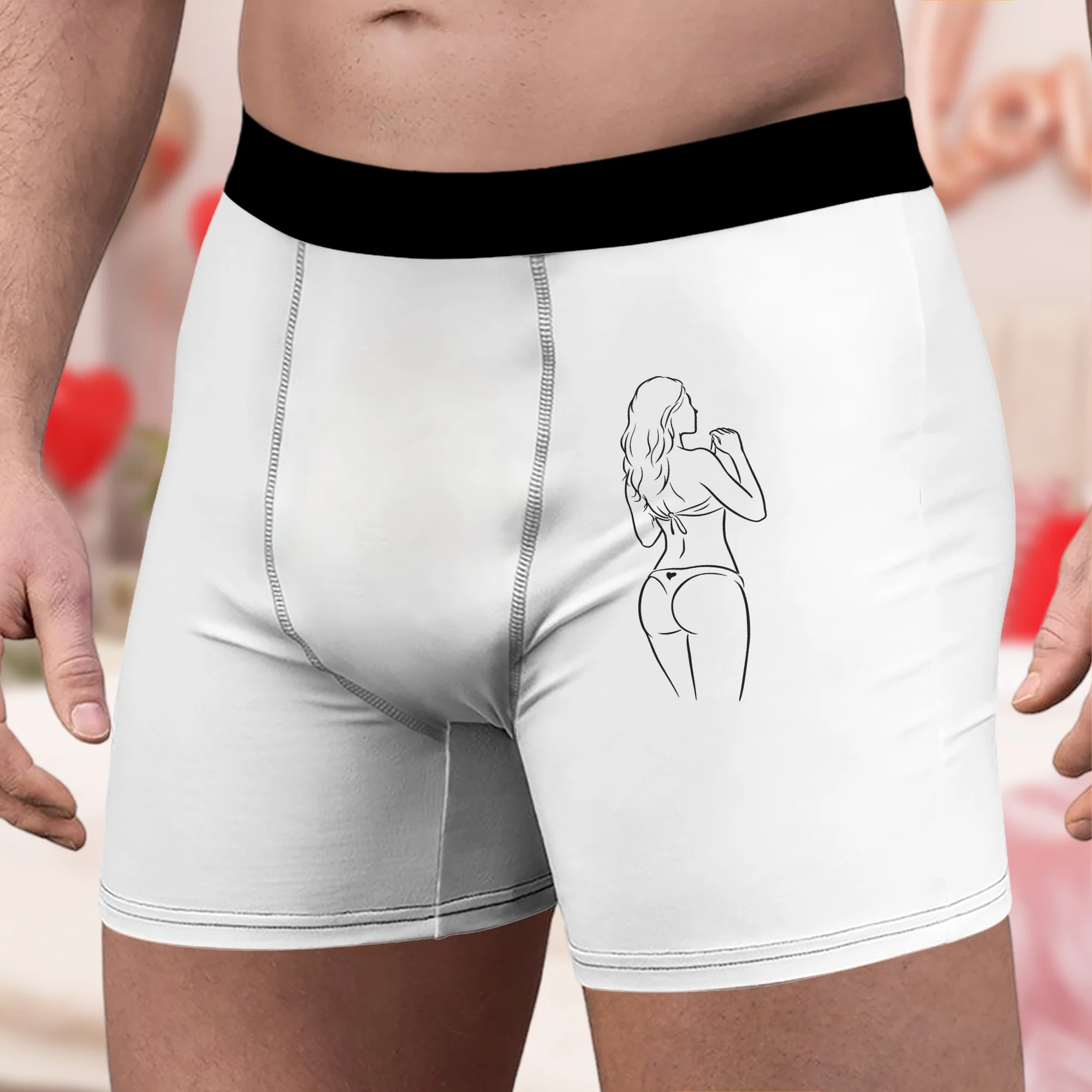 Custom Hot Girlfriend Photo Boxer Valentine's Gift TH10 898209 - Image 2