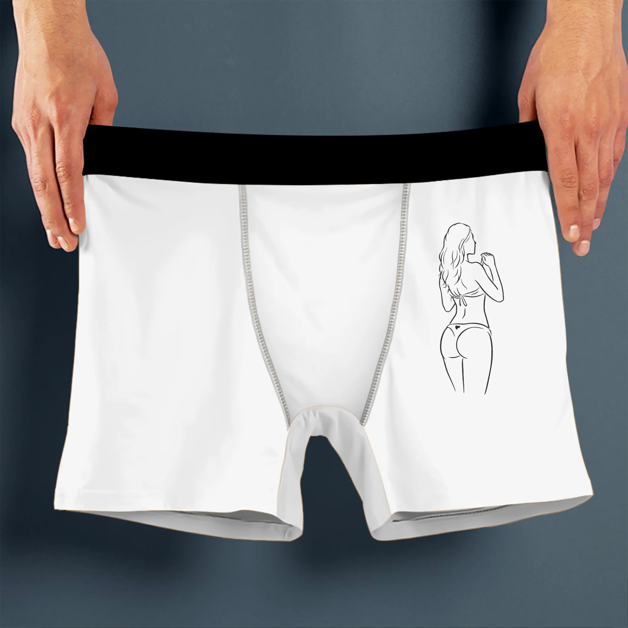 Custom Hot Girlfriend Photo Boxer Valentine's Gift TH10 898209 - Image 3