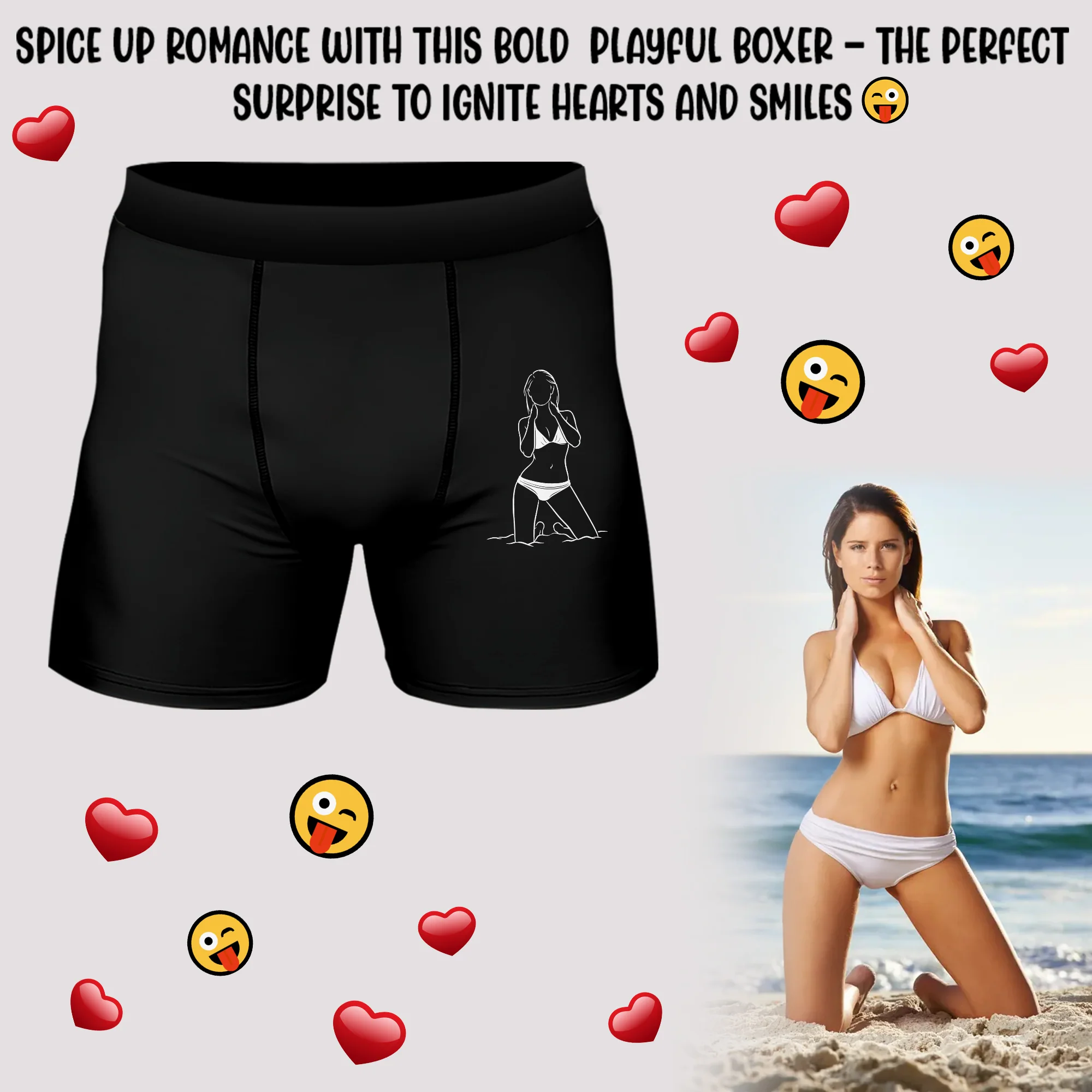 Custom Hot Girlfriend Photo Boxer Valentine's Gift TH10 898209 - Image 5