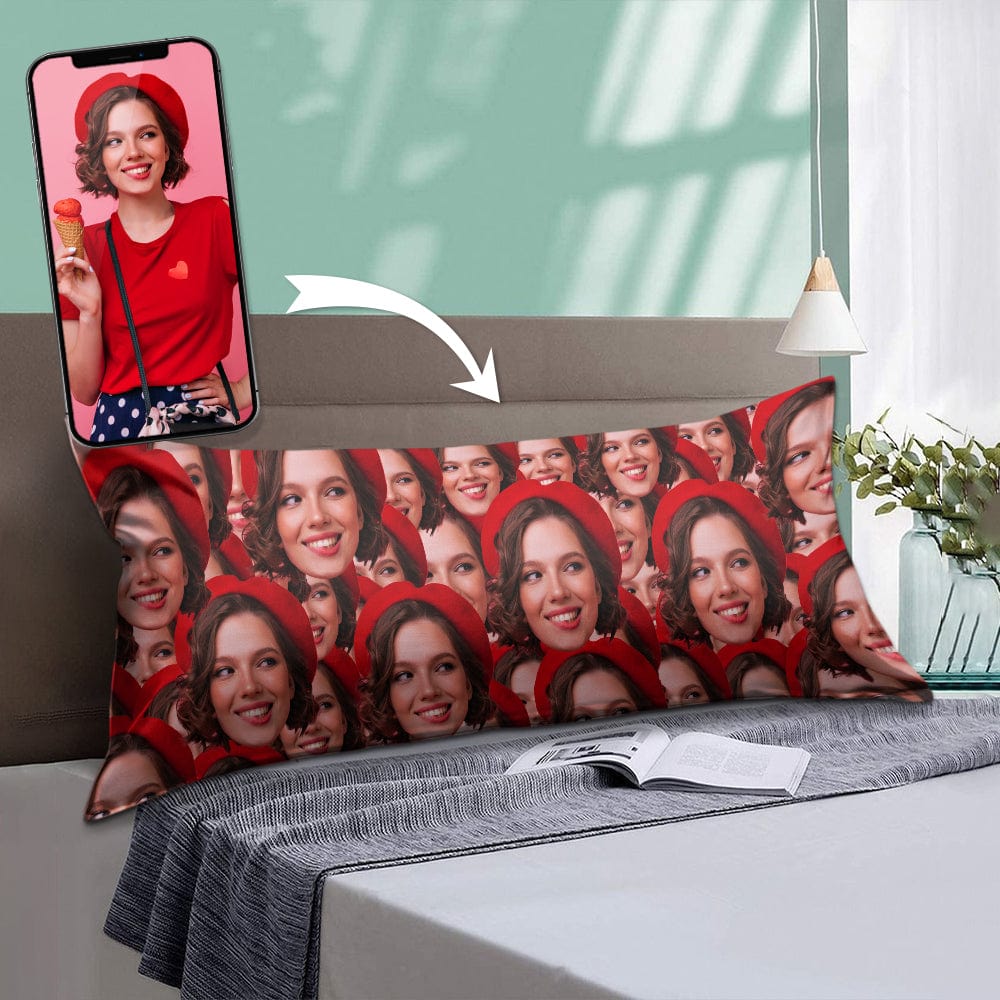 Custom Human Face Photo Rectangle Pillow Case N304 890423 - Image 5