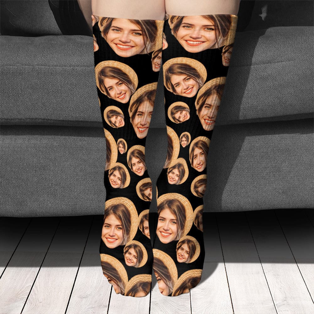 Custom Human Photo For Men And Woman Sock N304 890247 - Image 4