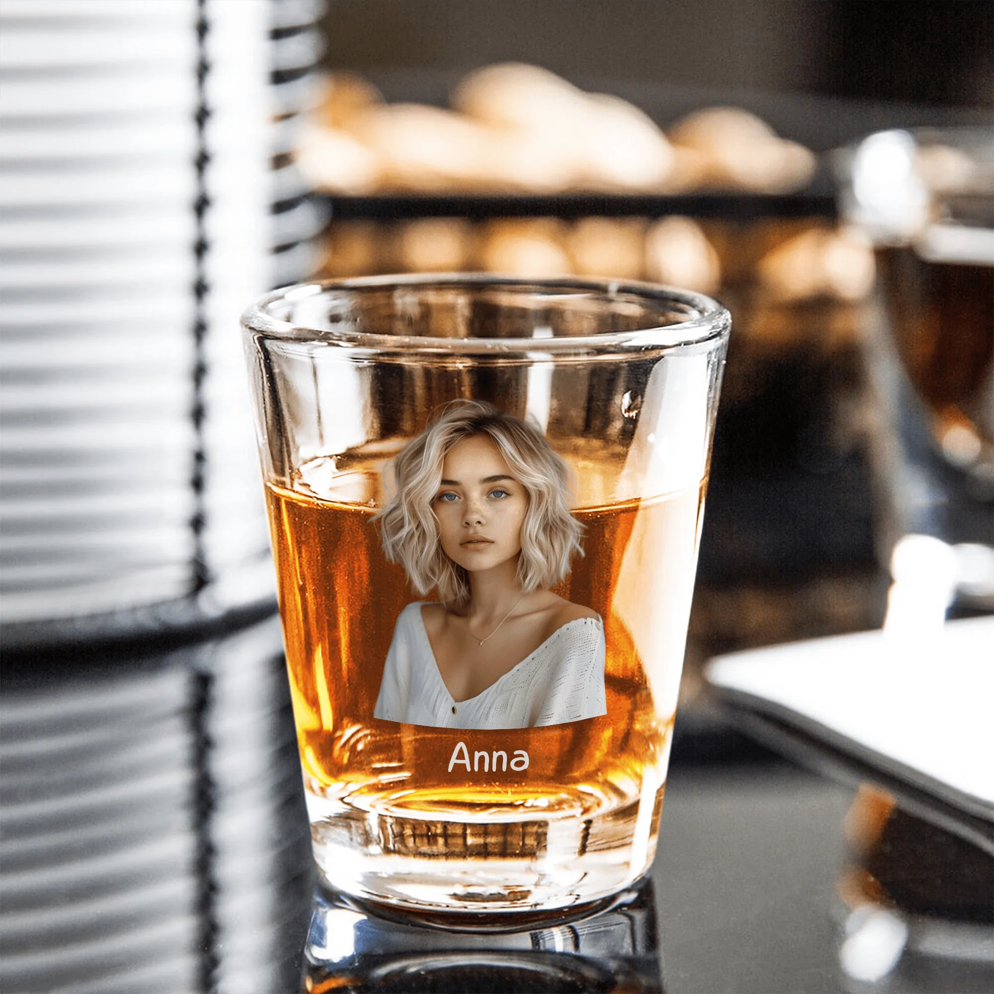 Custom Human Photo For Family Print Shot Glass TH10 892197 - Image 3