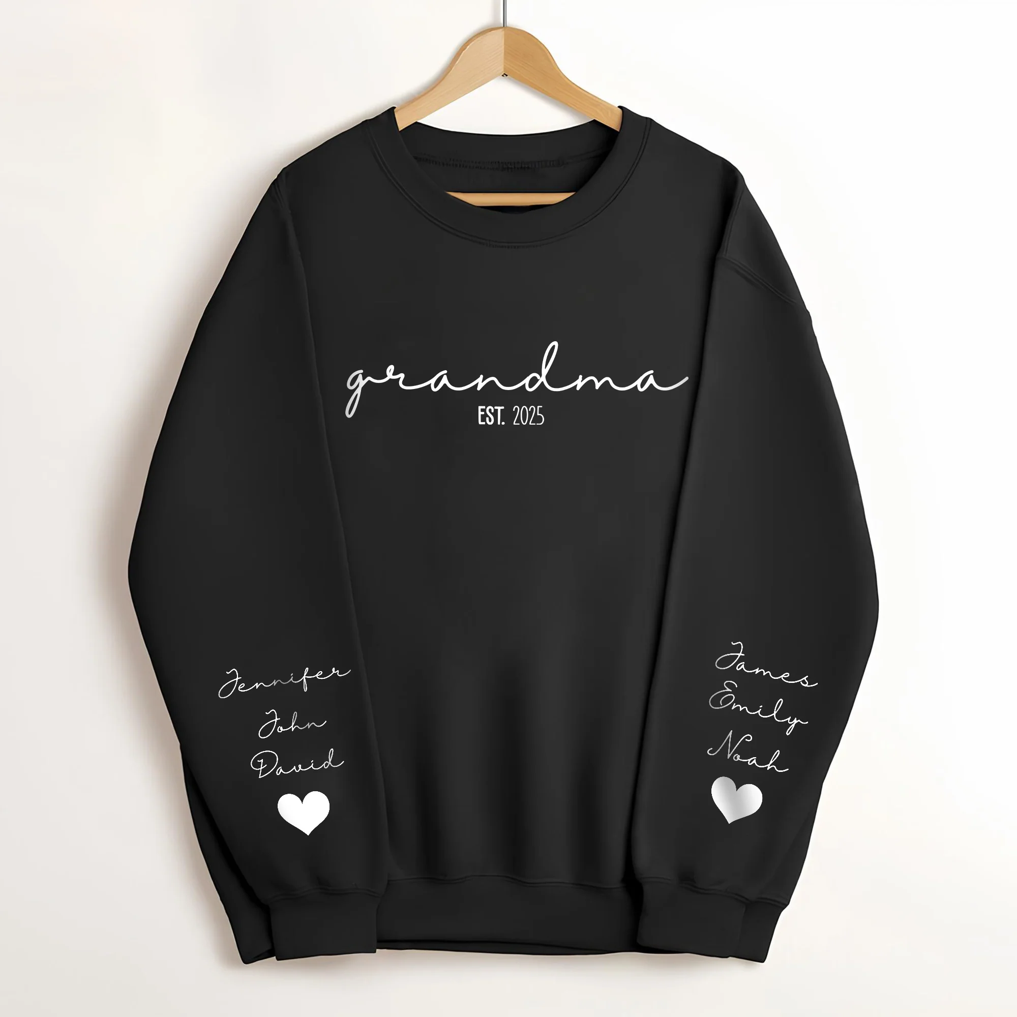 Custom Kid Name Mama Grandma Since Sleeve Printed Sweatshirt TH10 169477 - Image 7