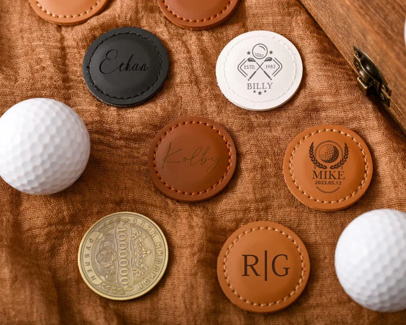 Custom Leather Golf Ball Markers-with custom,perfect for a personalized gift for your father,husband or brother TH10 898203 - Image 7