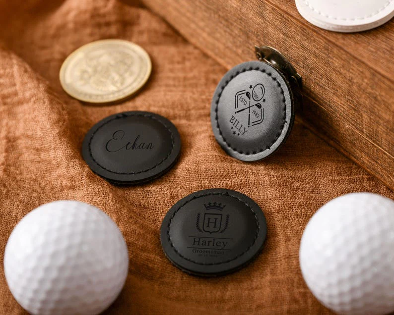 Custom Leather Golf Ball Markers-with custom,perfect for a personalized gift for your father,husband or brother TH10 898203 - Image 9