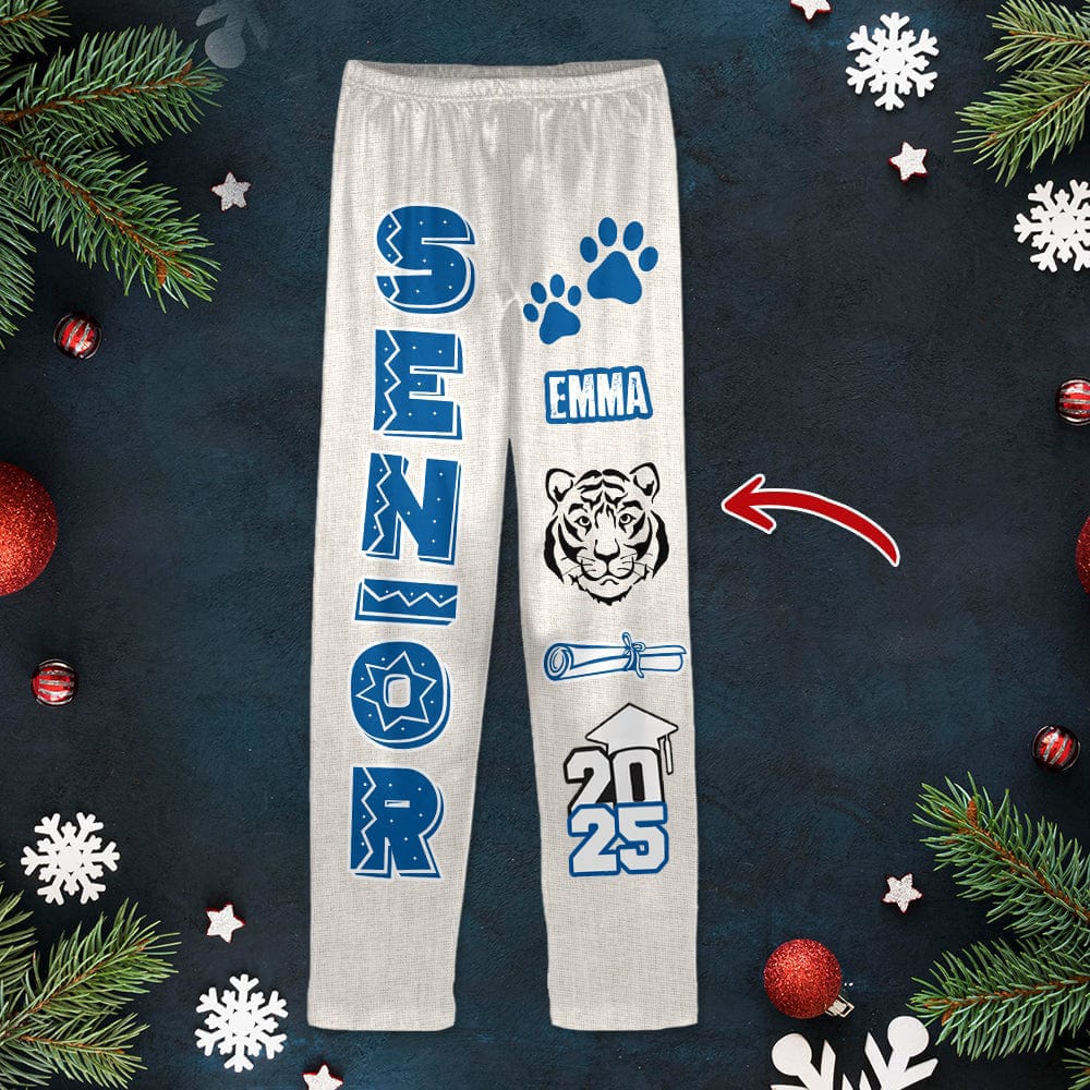 Custom Logo Senior 2024 Pajamas Pants K228 889985 - Image 2