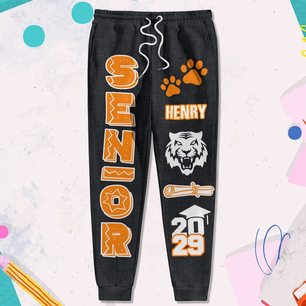 Custom Logo Senior 2024 Sweatpants K228 889997 - Image 2