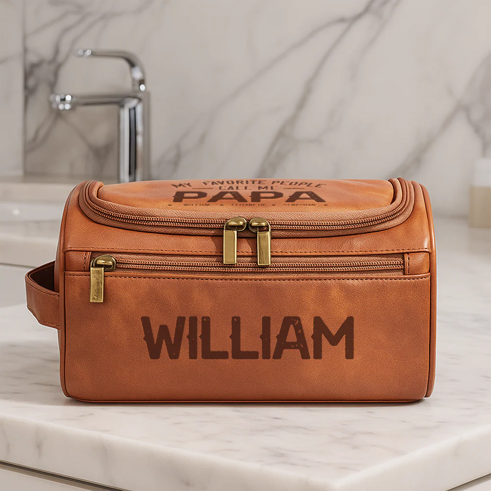 Custom My Favorite People Call Me Toiletry Bag With 2 Zip For Dad TH10 894921 - Image 6