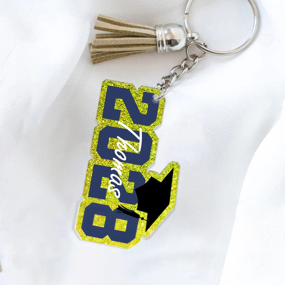 Custom Name 2025 Graduation Keychain TH10 892351 - Image 12