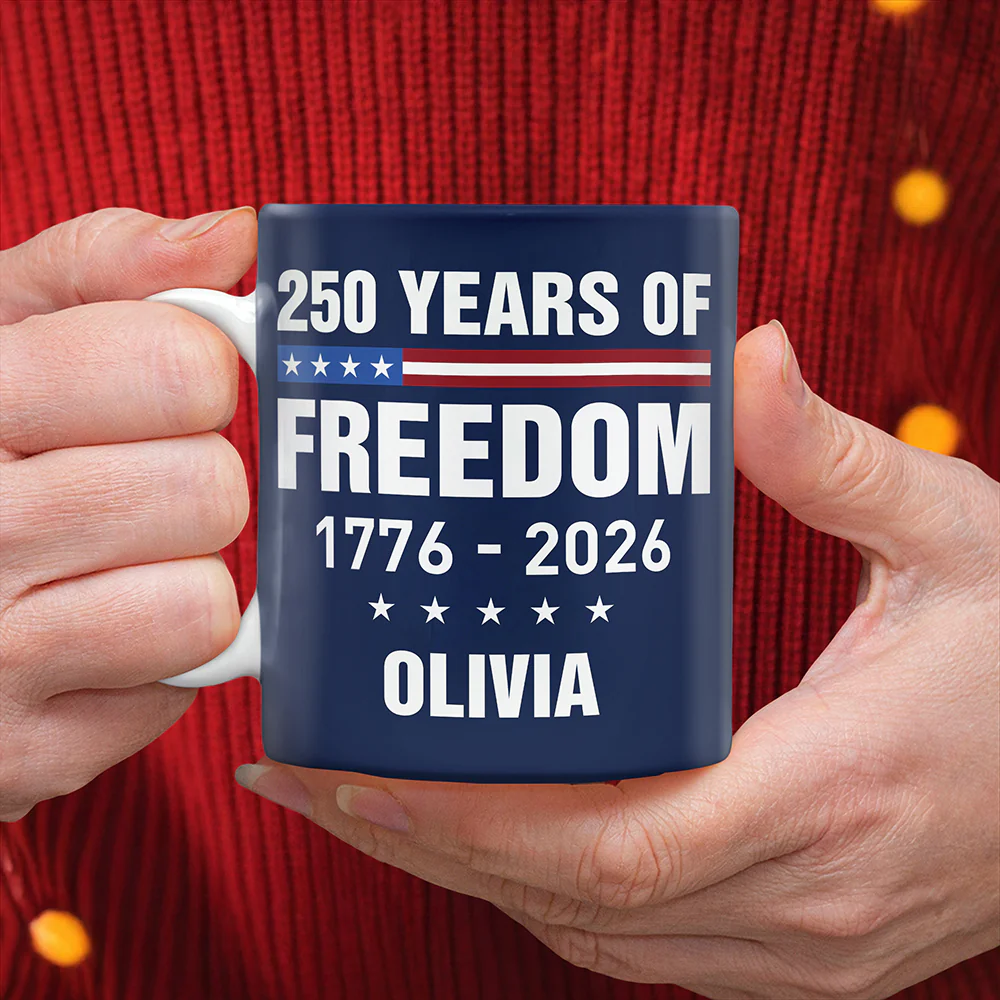 Custom Name 250 Years Of Freedom 1776 - 2026 Mug TH10 898835 - Image 5