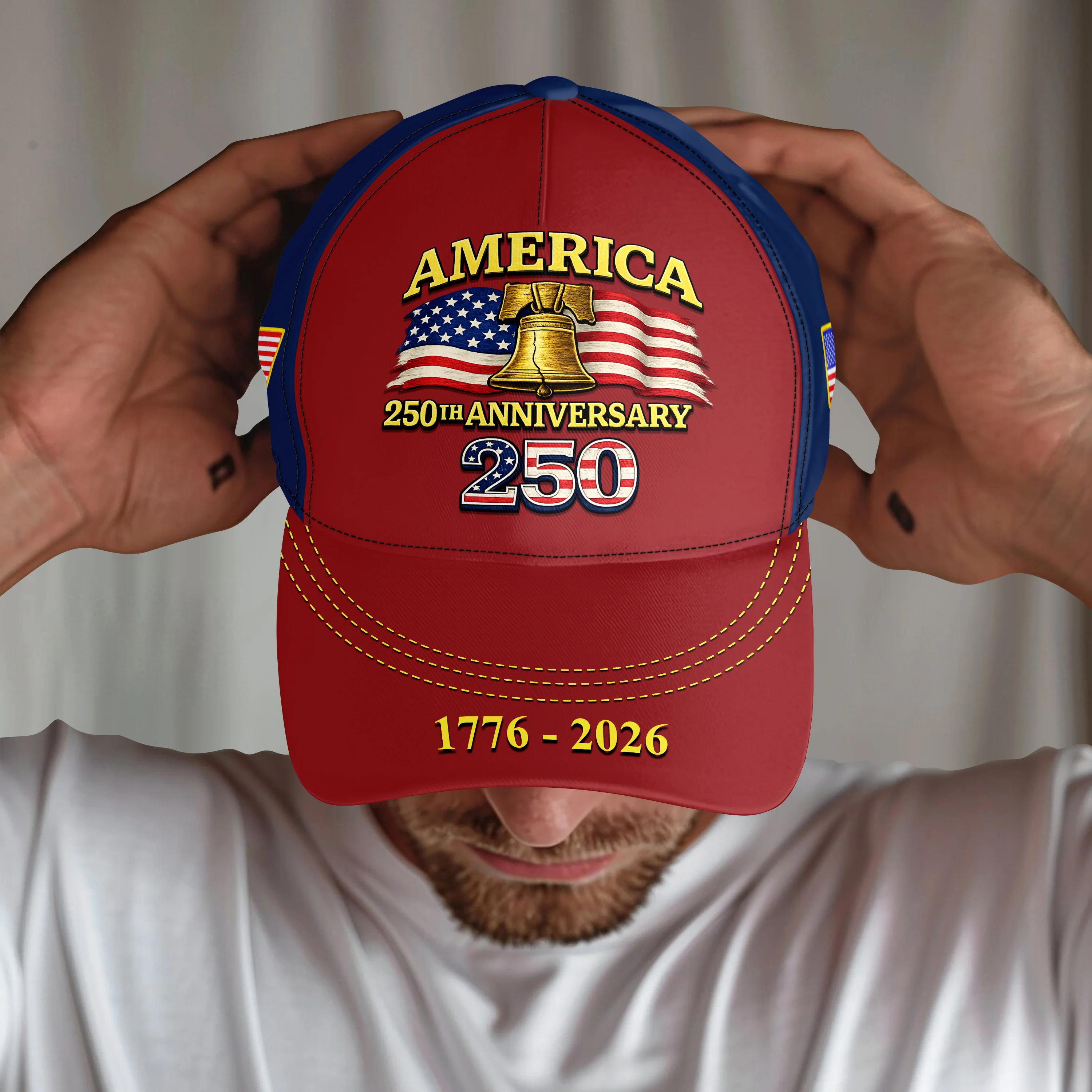 Custom Name America 250th Anniversary Classic Cap TH10 169699 - Image 4