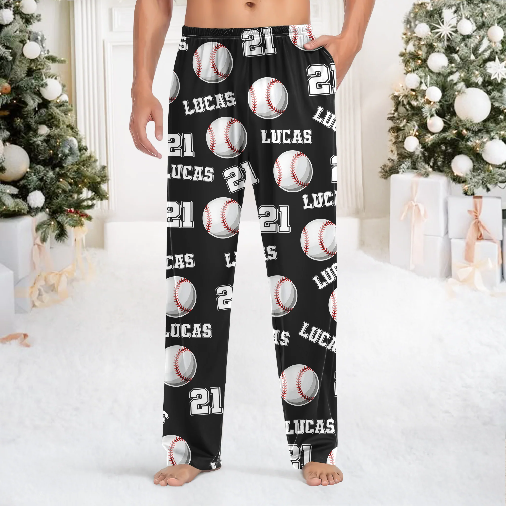 Custom Name And Number Sweatpants For Baseball Player TH10 896171 - Image 3