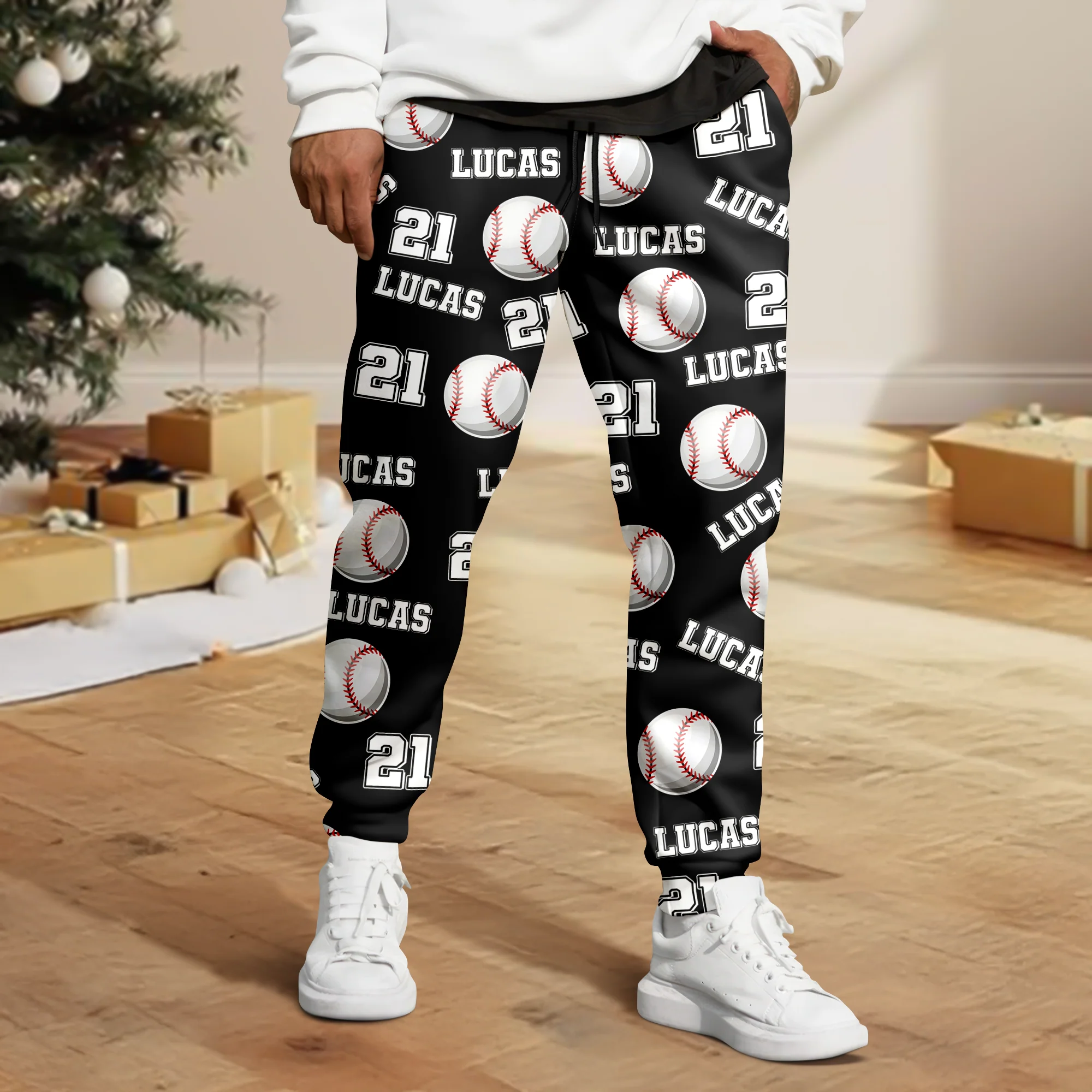 Custom Name And Number Sweatpants For Baseball Player TH10 896171 - Image 4